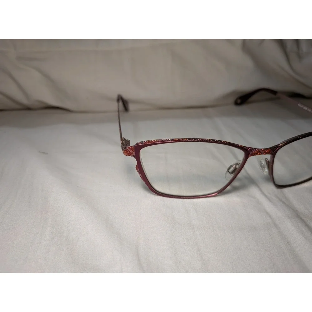 FYSH 3550 616 RED AUTHENTIC EYEGLASSES 52-16-135MM FRAME